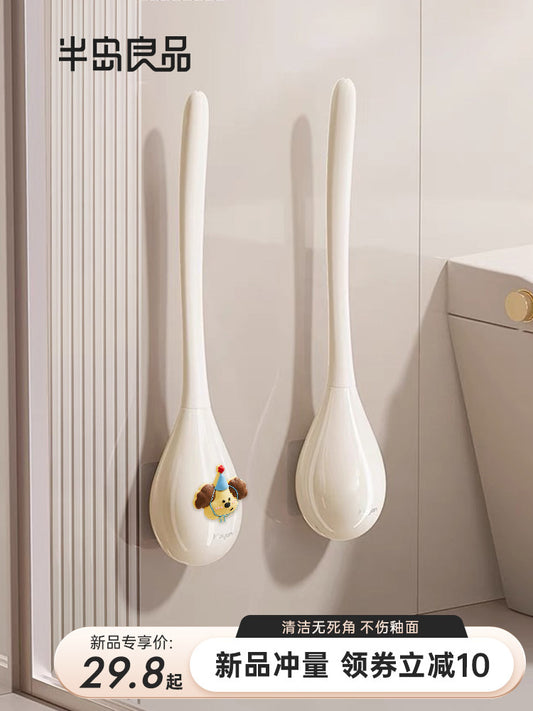 2026 New Toilet Brush Household No Dead Corner Toilet Brush Wall Hanging Bathroom Toilet Cleaning Artifact