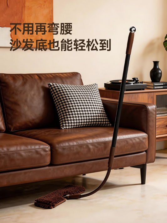 No need to bend over and bend flat mop sofa bed artifact household one mop clean dry and wet chenille mop head