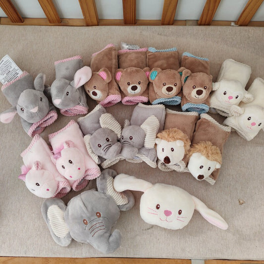 Clearance US single elephant rabbit cartoon car seat belt shoulder cover Velcro safety belt shoulder guard slight flaw