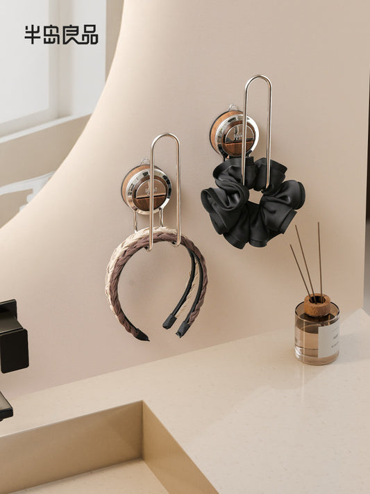 Suction cups, hair accessories, storage racks, bathrooms, washing, wall-hung hair ropes, bands, hairpins, bracelets, bracelets, jewelry storage artifacts
