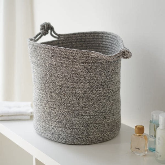 Nordic fabric storage basket, dirty clothes basket, snack toy bucket, clothes and utility basket, household storage basket, dirty laundry basket