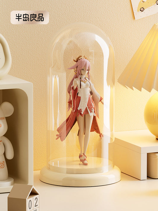 Blind box storage display stand transparent dustproof ornament suitable for Bubble Mart figure display cabinet Y