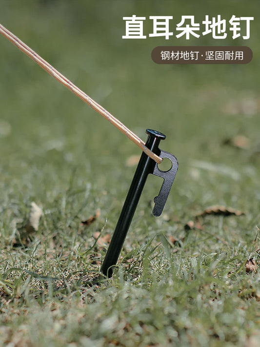 Outdoor thickened tent floor nails special price steel nails camping awning accessories windproof fixed beach camping nails awning ground nails