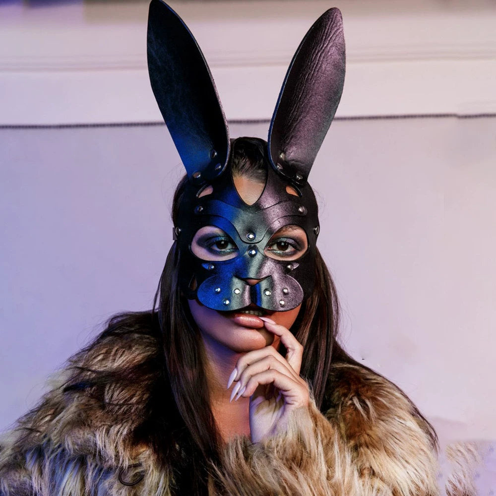 [Coco Witch] Sexy pure desire mask cos stage party nightclub performance mask pu