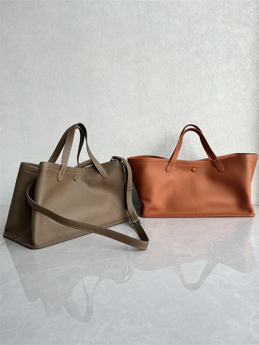 Export foreign trade top layer cowhide new garden bag fashionable and versatile large capacity hand-to-hand shoulder crossbody women's bag