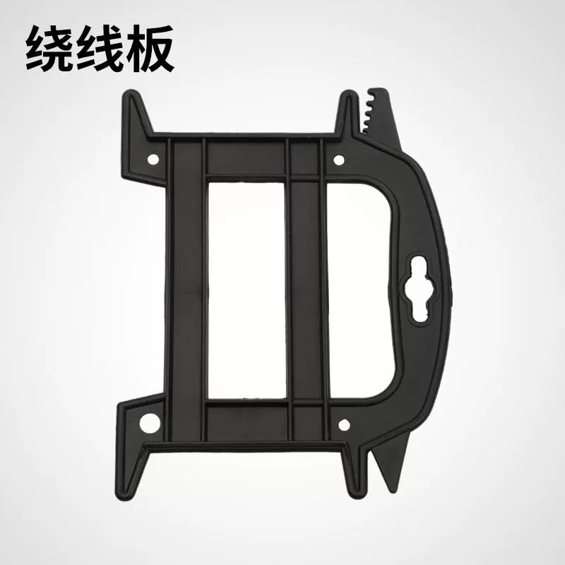 Crocodile mouth wire rack, paracord reel clip, spooling board