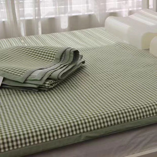 Japanese bamboo fiber children's ice silk mat air conditioner adult soft mat 1.8m bed single student dormitory foldable