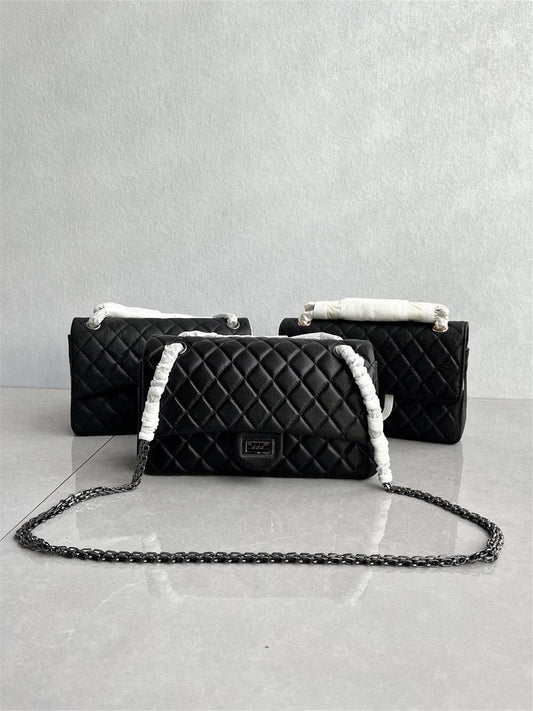 Export foreign trade high-quality small fragrance style diamond lattice chain bag fashion classic versatile leather shoulder crossbody women's bag