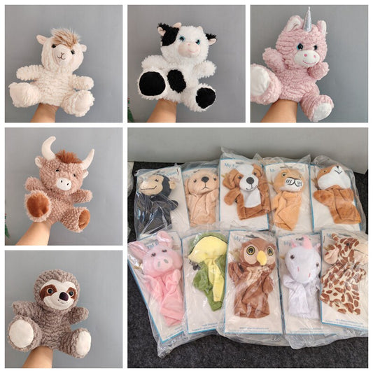 Foreign trade My First elephant rabbit hand puppet character professional toy baby parent-child game storytelling finger