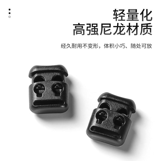 Special offer creative outdoor equipment harness shoelace non-slip buckle umbrella rope tightening clip hiking convenient climbing shoelaces buckle