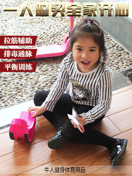Household lacing plate fitness slanting artifact thin legs squatting station stool foot muscle relaxation stretching ligament equipment