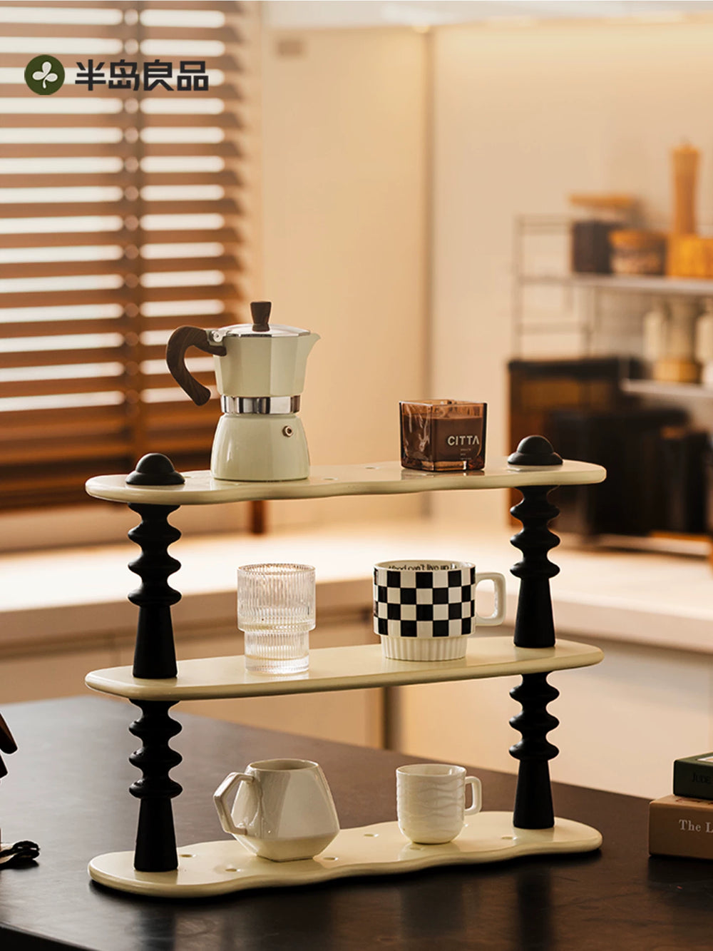 Peninsula Liangpin cup storage rack, desktop water cup holder, bar coffee tea mug, second-hand organizing shelf