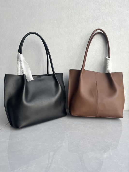 Tail goods clearance high-quality imported cowhide tote bag fashionable and versatile high-quality high-quality casual one-shoulder armpit women's bag