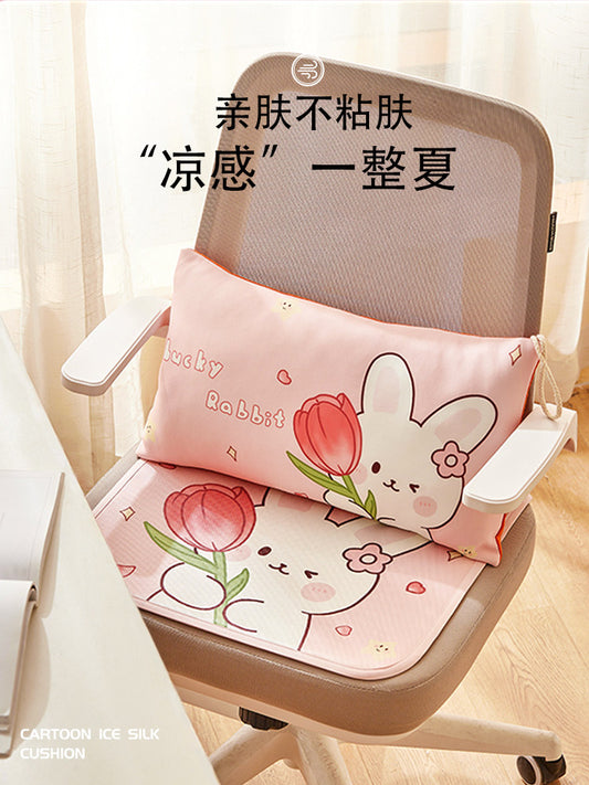 Universal cushions for all seasons, summer ice cushions, butt cushions, chair mats, cushions, office long-term sitting ice silk chair cushions