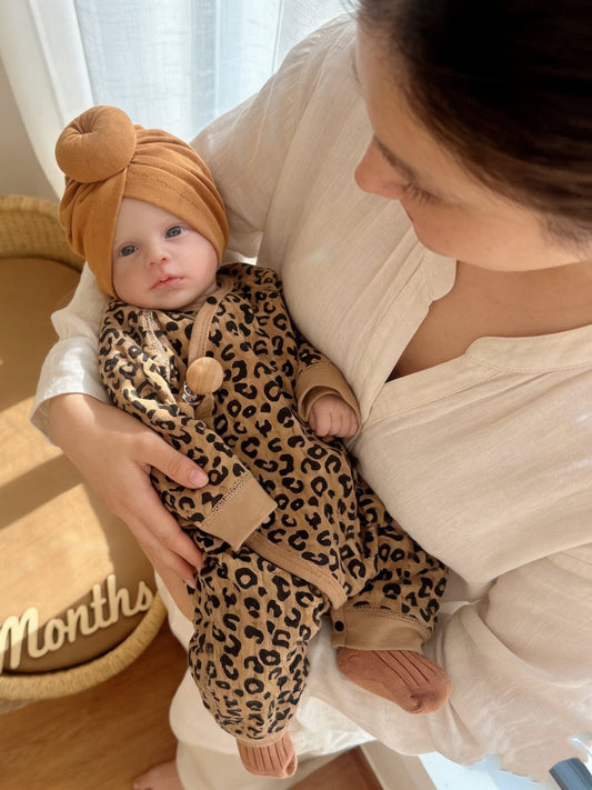 Newborn baby air cotton jumpsuit 0-3 months boys and girls baby A 52 yards warm crawling clothes early spring thin cotton 59