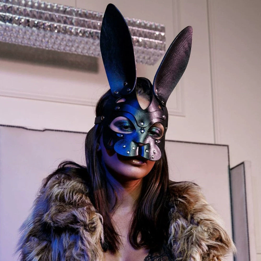 [Coco Witch] Sexy pure desire mask cos stage party nightclub performance mask pu
