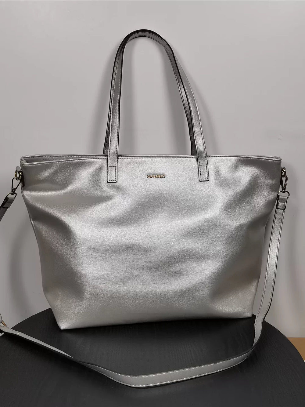 Silver bag crossbody sense of luxury super large capacity tote bag shoulder bag female niche design foreign trade inventory clearance