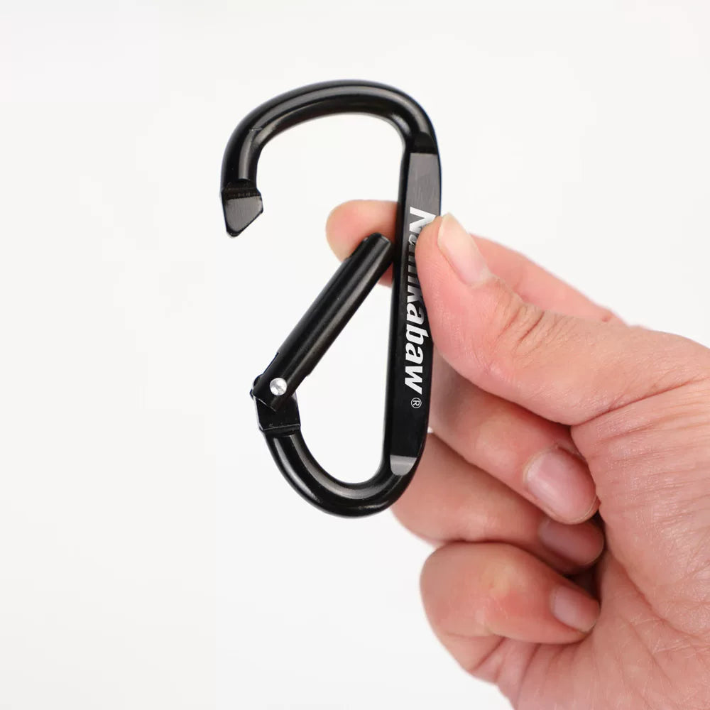 Namkabaw Quick Hitch Buckle Outdoor Quick Hitch Buckle Carabiner Tactical Loop Buckle Hook Lock Buckle Backpack Keychain