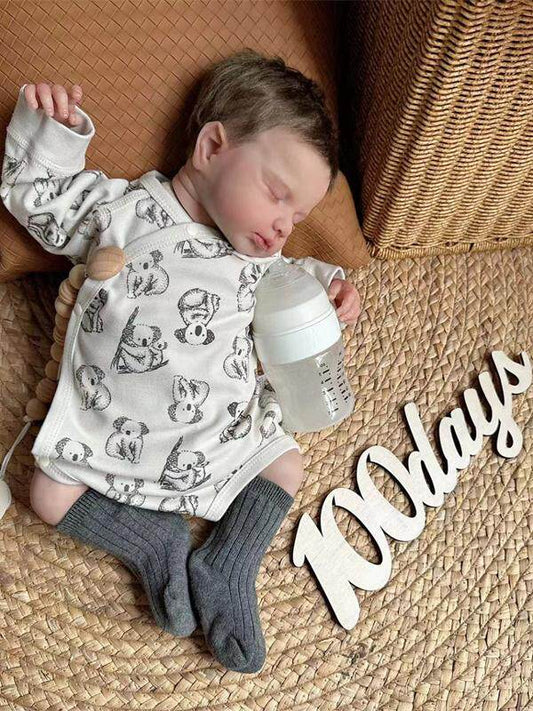 Newborn baby clothes spring and autumn winter cotton baby long sleeve bag fart clothes 52 size boneless male and female baby triangle clothes