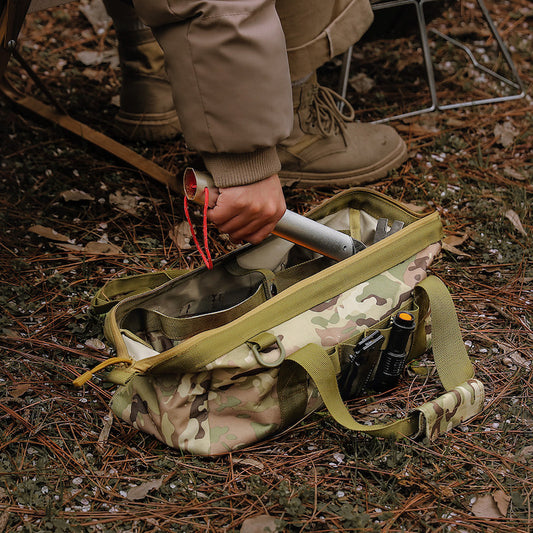 Outdoor camping tent accessories ground hammer finishing storage bag sundries bag camping hammer handbag waterproof and wear-resistant
