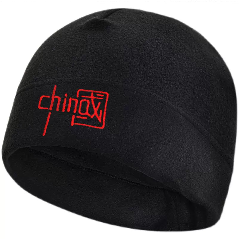 Chinese style hat autumn and winter warm windproof ear cover velvet hat hiking mountaineering cold hat
