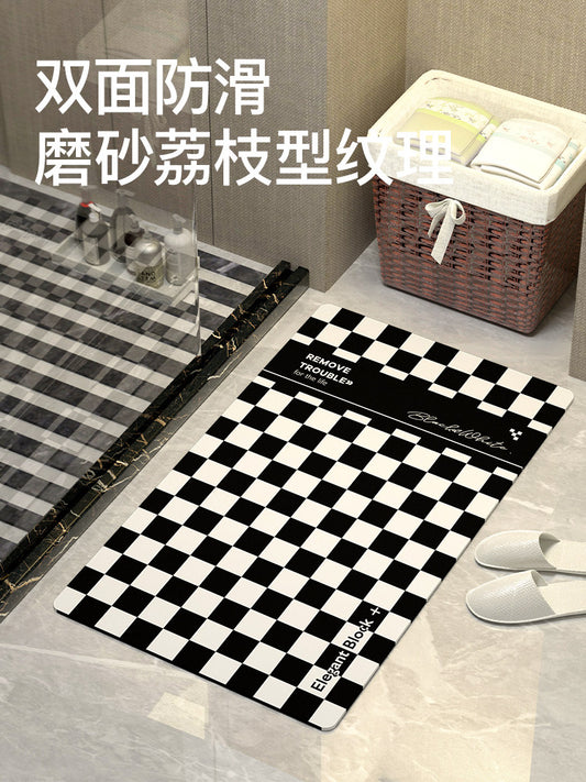 Bathroom anti-slip mat, children's toilet waterproof floor mat, toilet bath mat, household pvc anti-drop mat