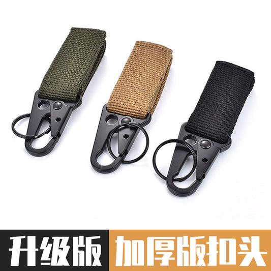 Outdoor military fan tactical equipment nylon eagle beak webbing buckle hook key buckle hanging buckle belt carabiner backpack hook