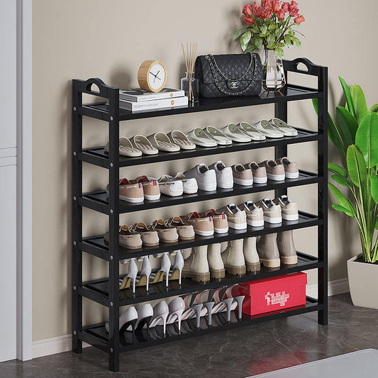 The entrance shoe cabinet is integrated against the wall, super large capacity, the aisle outside the doorway, the simple shoe rack, dormitory student dormitory
