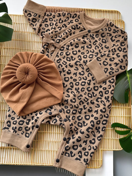 Children's clothes newborn newborn 0-3 months baby suit spring and autumn newborn baby class A monk dress size 59