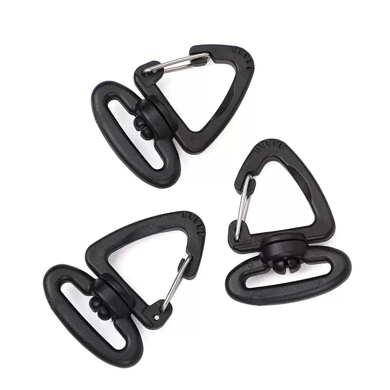 Outdoor paracord braided swivel connection buckle, hook keychain, anti-rope bracelet buckle