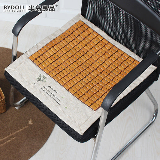 Summer mattress cushion, sofa cushion, summer office car seat cushion, mahjong bamboo cushion, 45cmx45cm chair cushion