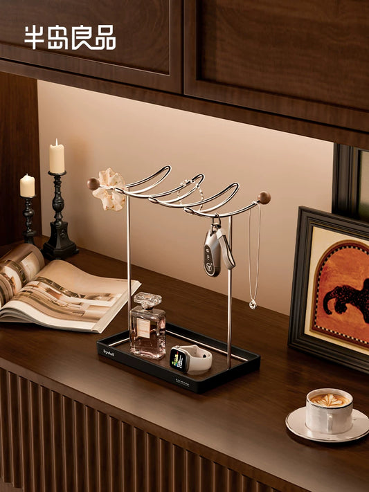 Medieval style entryway storage hangers, living room shelves, entry trailer keys, masks, creative home decorations