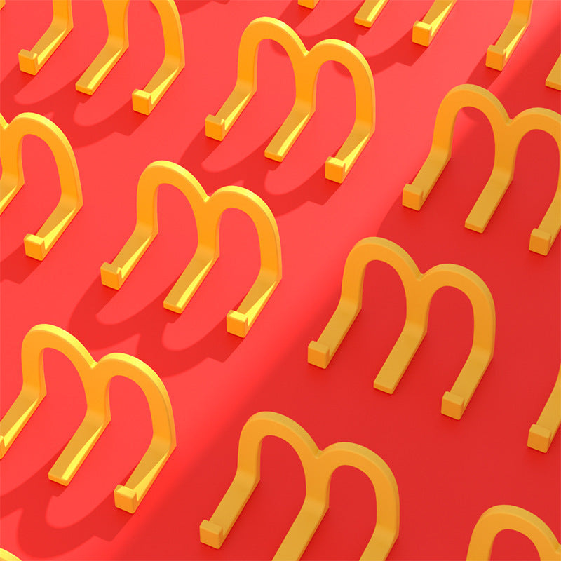 McDonald's mobile phone holder, desktop gadget, creative office multi-function stand, student drama chasing artifact