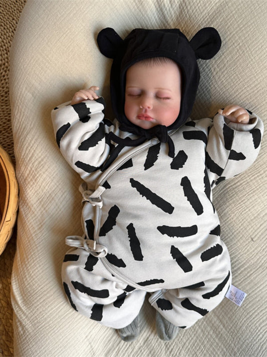 Newborn 0-3 months baby coat winter clothes 0-6 early birth baby clothes class A cotton warm cotton clothes 59 size