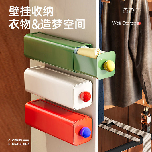 Wall-hung clothes storage box, drawer-style desktop storage, office desk, shelves, organizing sundries, dormitory artifacts
