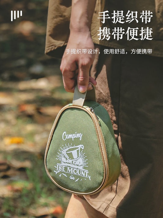 Outdoor Sheera Bowl Bag Storage Bag Camping Picnic Special Oxford Cloth Waterproof Large Capacity Tableware Storage Bag Set