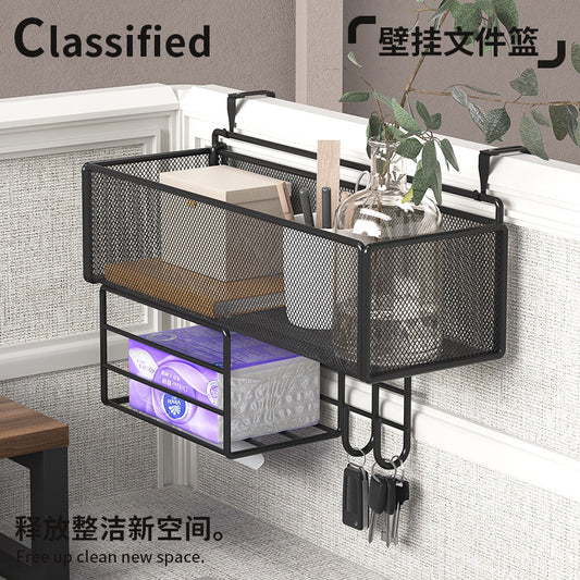 Desk hanging storage box office storage artifact station good thing partition key sundries rack stationery