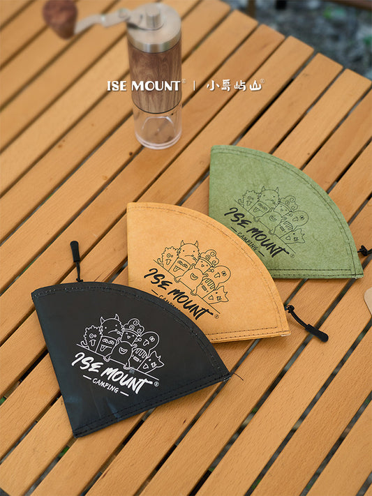 ICONIC portable filter paper bag adapts to V01V02 waterproof and moisture-proof outdoor hand-poured coffee filter paper storage bag
