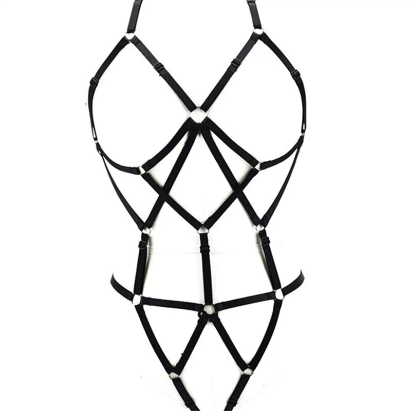 Fashion, foreign trade, European and American sexy temptation, provocation, elastic corset, strap-on, flirting, sexy, sexy, exposing female breasts, one-piece clothes