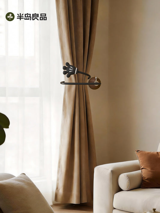 Peninsula Liangpin suction cup curtain hook punching-free storage fixture curtain special retraction clip curtain stopper