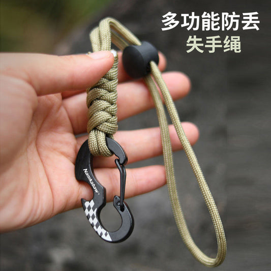 Namkabaw multi-function buckle anti-miss rope paracord braided bottle opener quick hanging hat hanging mobile phone