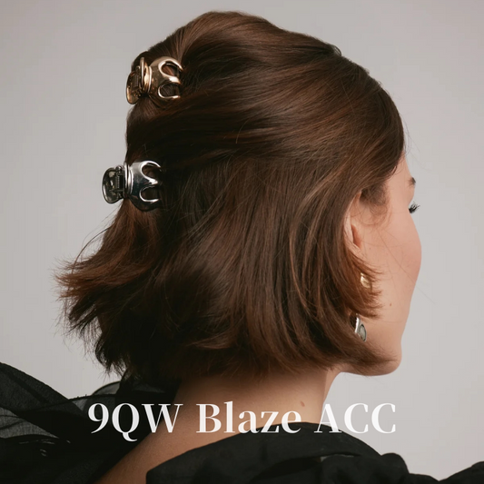 Mini metal high ponytail grab clip female fixed artifact anti-collapse hairpin shark clip on the back of the head Small clip headdress