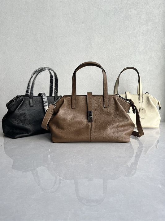 Foreign trade new product top layer cowhide handbag high-quality soft leather fashion and versatile simple and practical one-shoulder crossbody women's bag