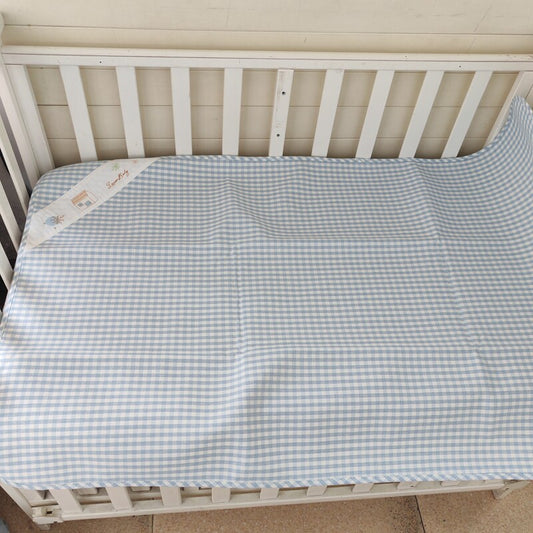 Kindergarten cotton and linen mat newborn small bed air conditioning mat baby ramie summer children's nap mat