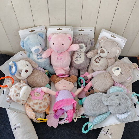 Meidan Baby Comfort Doll Kids Plush Toy Sleeping Doll Unicorn Dinosaur Doll Small Hug Bear