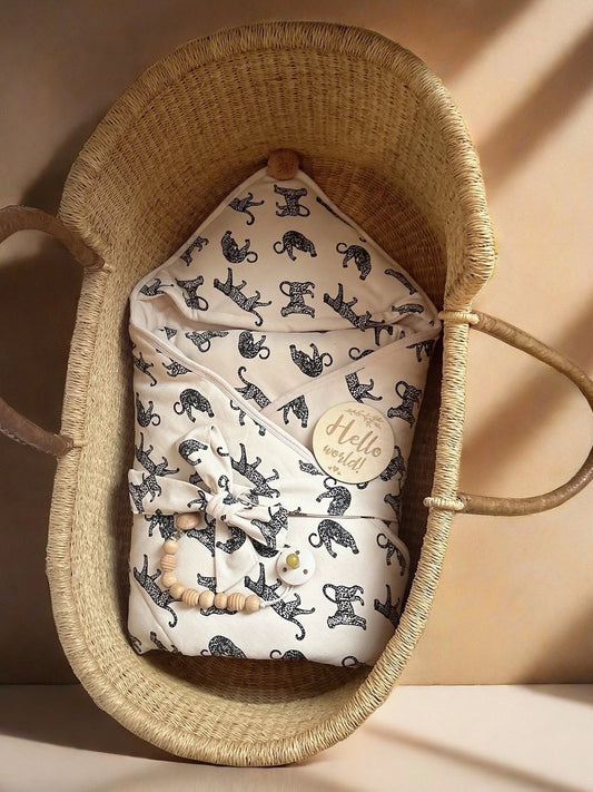 Blanket newborn baby pure cotton A spring and autumn winter cotton delivery room newborn quilt swaddling autumn and winter outing supplies