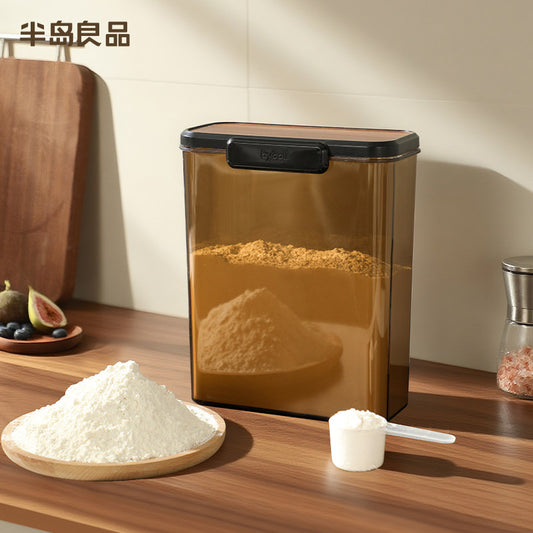 Peninsula Liangpin Noodle Bucket Household Sealed Flour Food Grade Storage Bucket for Rice and Noodles Special Barrel Insect-proof and Moisture-proof Storage Tank