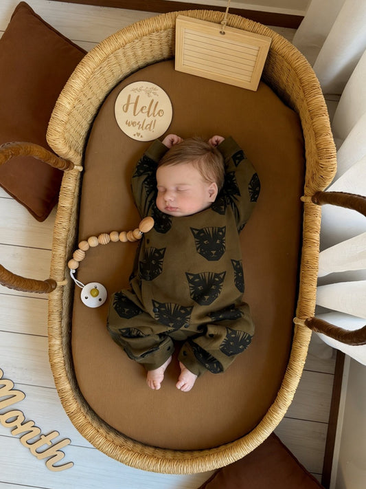 Newborn infants early spring clothes one-piece clothes for men and women, bonesless A pure cotton clothes, small months old early spring crawling clothes