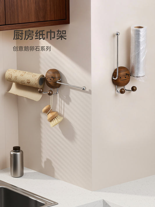 Peninsula Liangpin suction cup hook, kitchen paper towel rack, cabinet paper hanging rack, paper roll, paper plastic wrap storage hanger