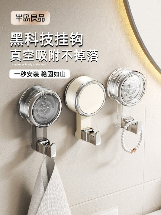 Swivel suction cup hook vacuum non-perforated strong load bearing kitchen bathroom toilet towel door back sticky hook Y